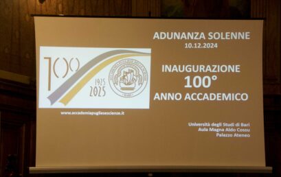 Inaugurazione 100° Anno Accademico – 10 dicembre 2024 – Bari