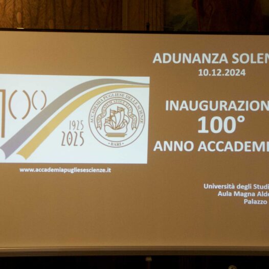 Inaugurazione 100° Anno Accademico – 10 dicembre 2024 – Bari