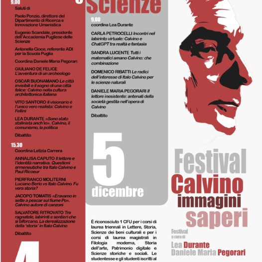 Calvino e le Scienze - Festival Calvino Immagini e saperi - 4 e 5 dicembre 2023