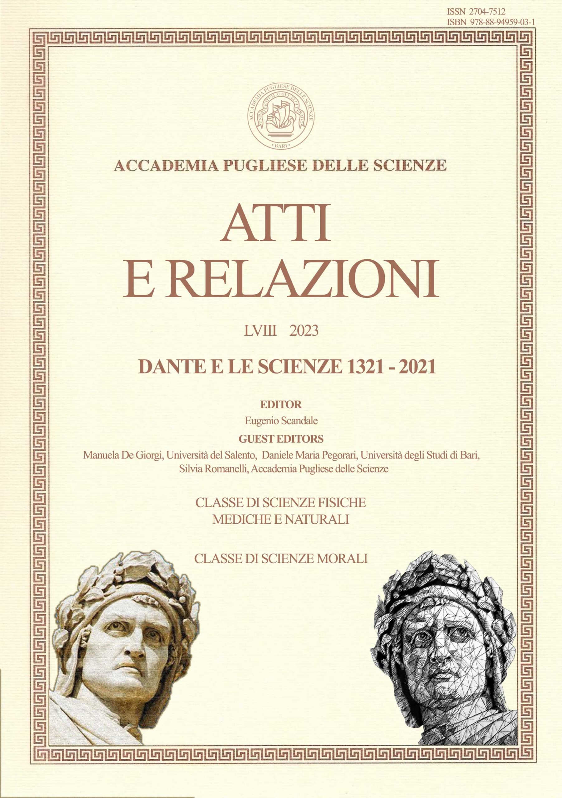 Atti Accademia – LVIII – Dante Celebrazioni VII Centenario morte