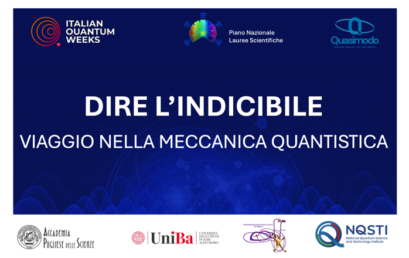 Dire l’Indicibile – viaggio nella meccanica quantistica