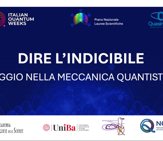 Dire l’Indicibile – viaggio nella meccanica quantistica