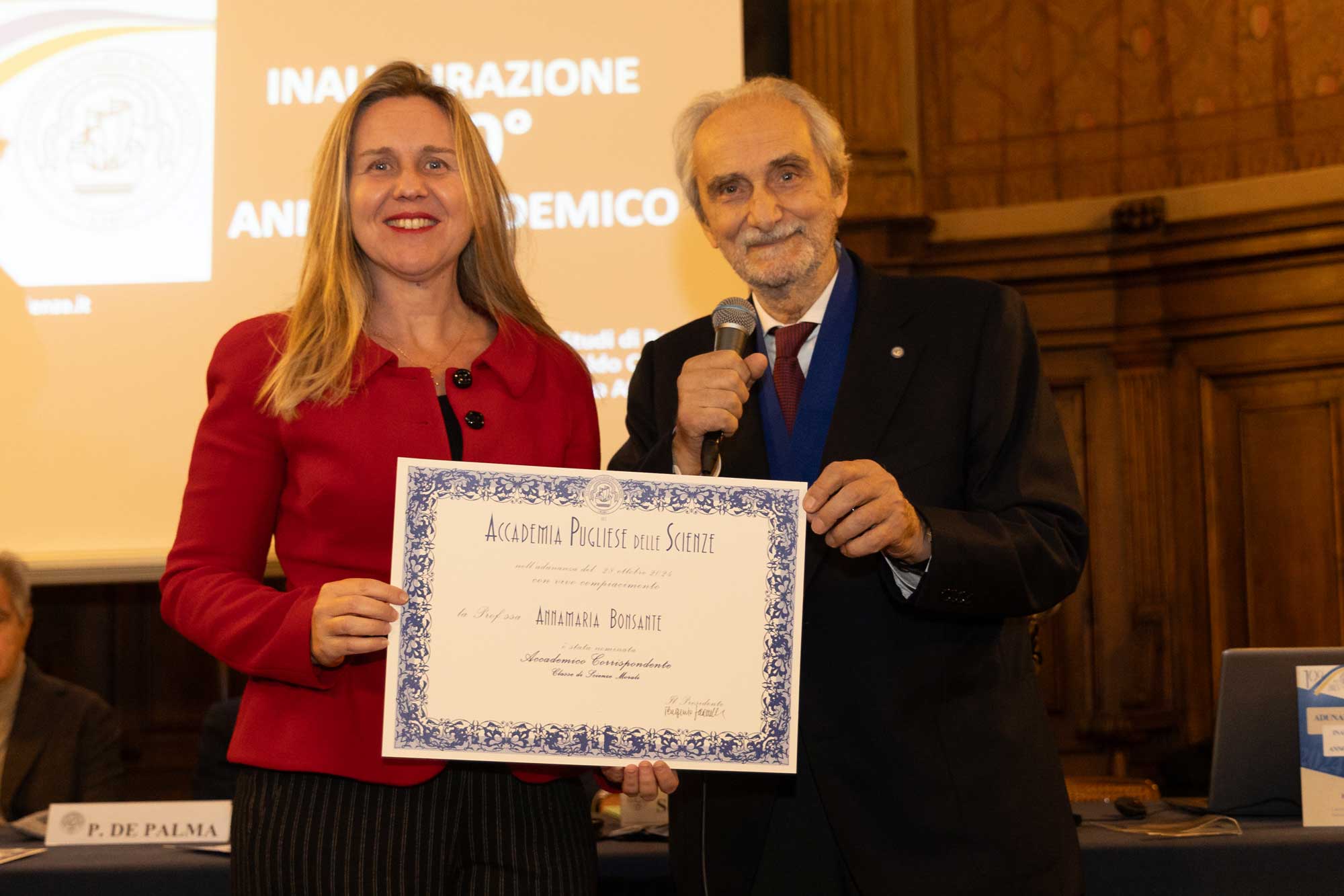 Accademia Pugliese delle Scienze - Inaugurazione 100 Anno Accademico 10 dicembre 2024