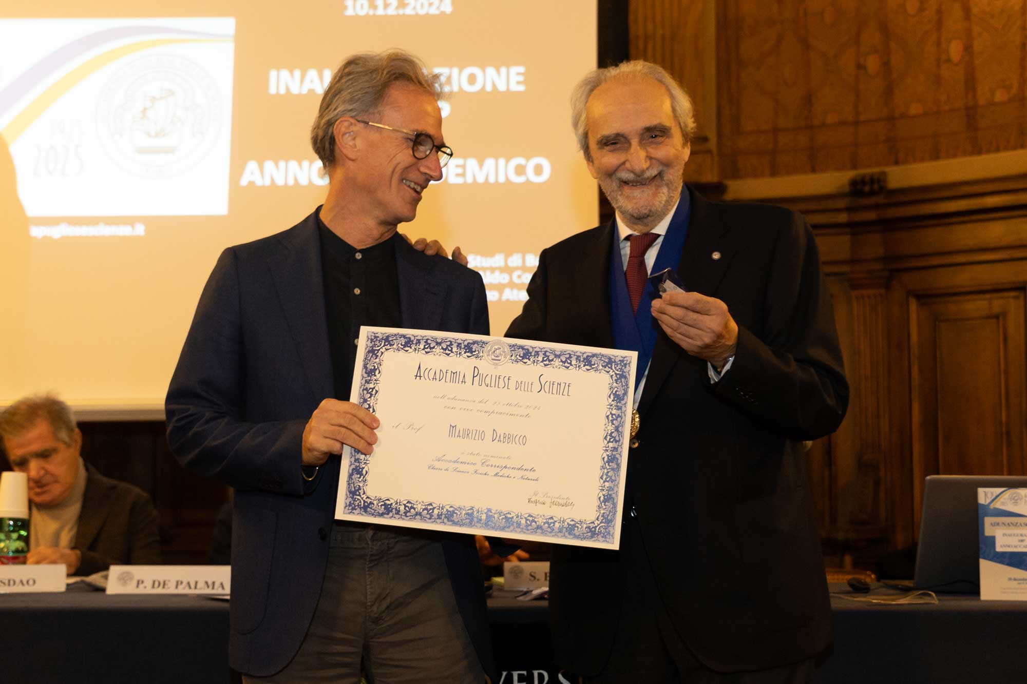 Accademia Pugliese delle Scienze - Inaugurazione 100 Anno Accademico 10 dicembre 2024