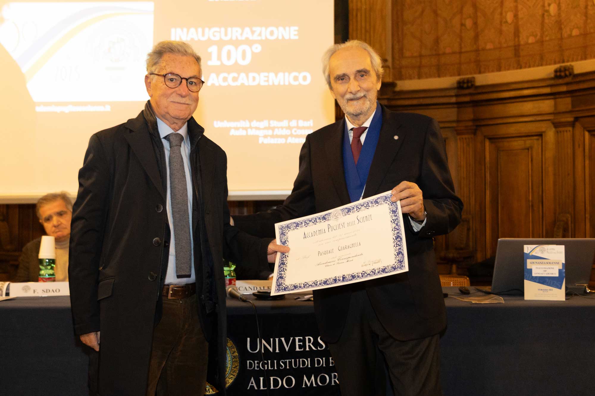 Accademia Pugliese delle Scienze - Inaugurazione 100 Anno Accademico 10 dicembre 2024