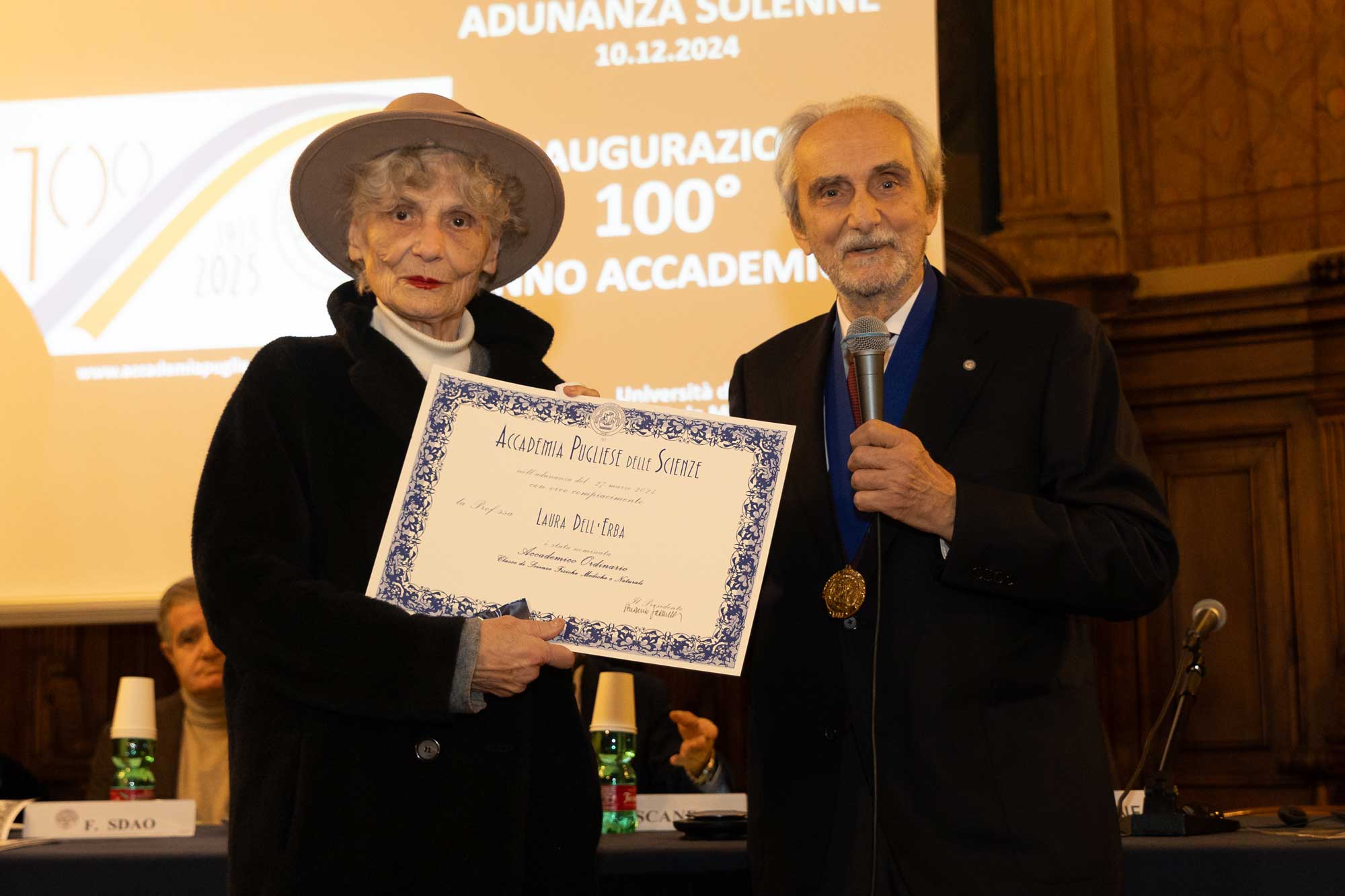 Accademia Pugliese delle Scienze - Inaugurazione 100 Anno Accademico 10 dicembre 2024