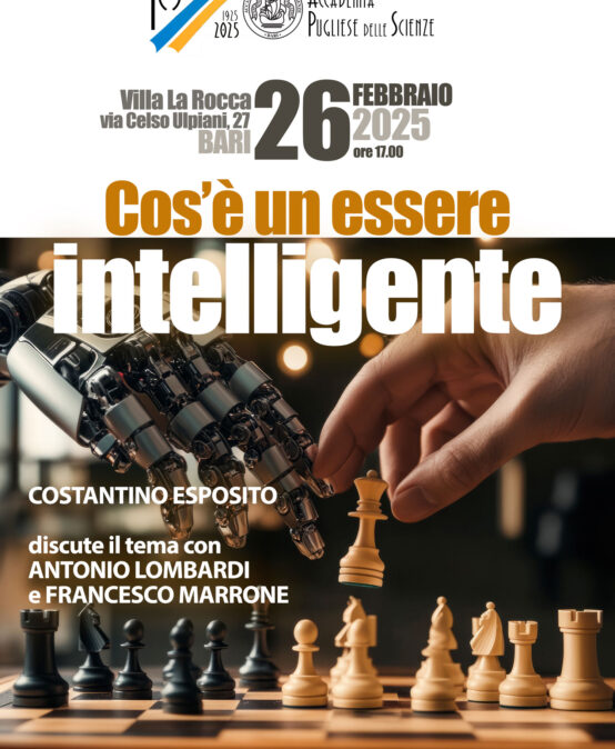 Cos’è  Un Essere Intelligente – 26 febbraio 2025 – con Costantino Esposito